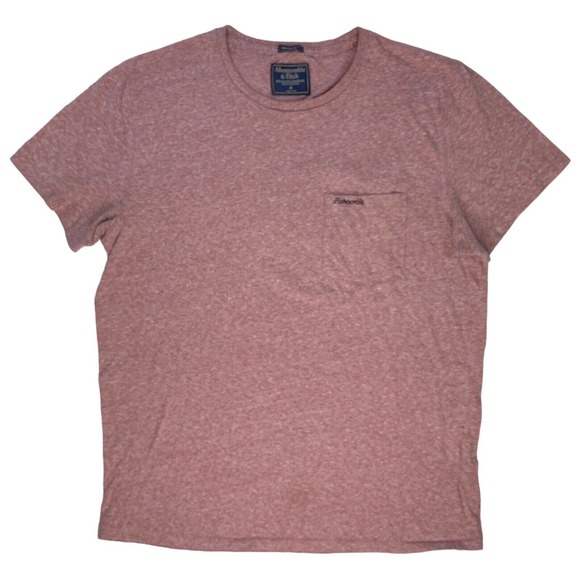 A&F (& unbranded) T-Shirts Lot of 2 Men's Sz Medium Blue Red Muscle Short Sleeve - Picture 7 of 12